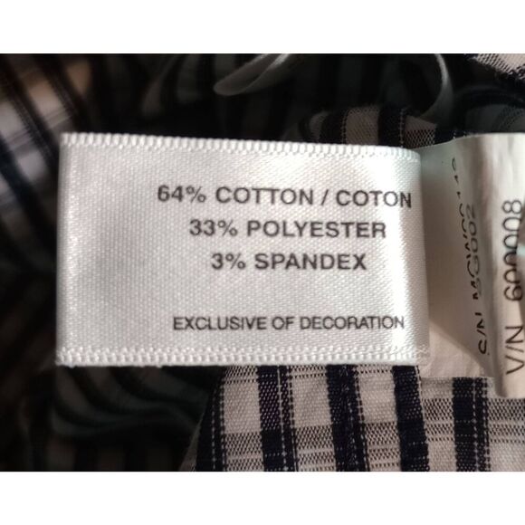 Michigan Wolverines Cutter and Buck Shirt Men's Medium Black White Button Front - Picture 8 of 9